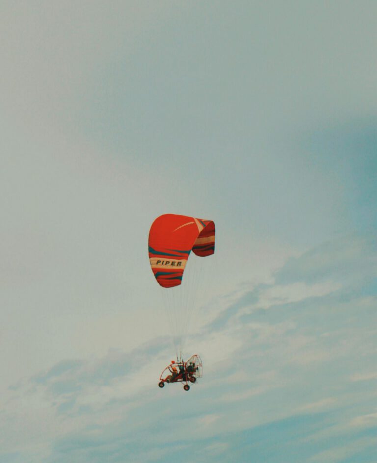paramoteur dans les airs
